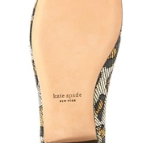 Kate Spade NWT Torte Embossed Snake Flat - Picture 5 of 9